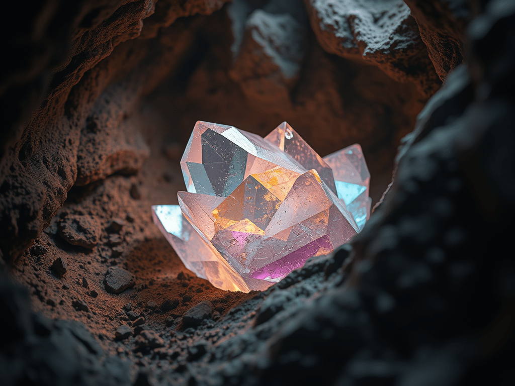 A Mini Mindful Moment Unveiling Ideas Light from within Darkness Akin to a Precious&nbsp;Gem