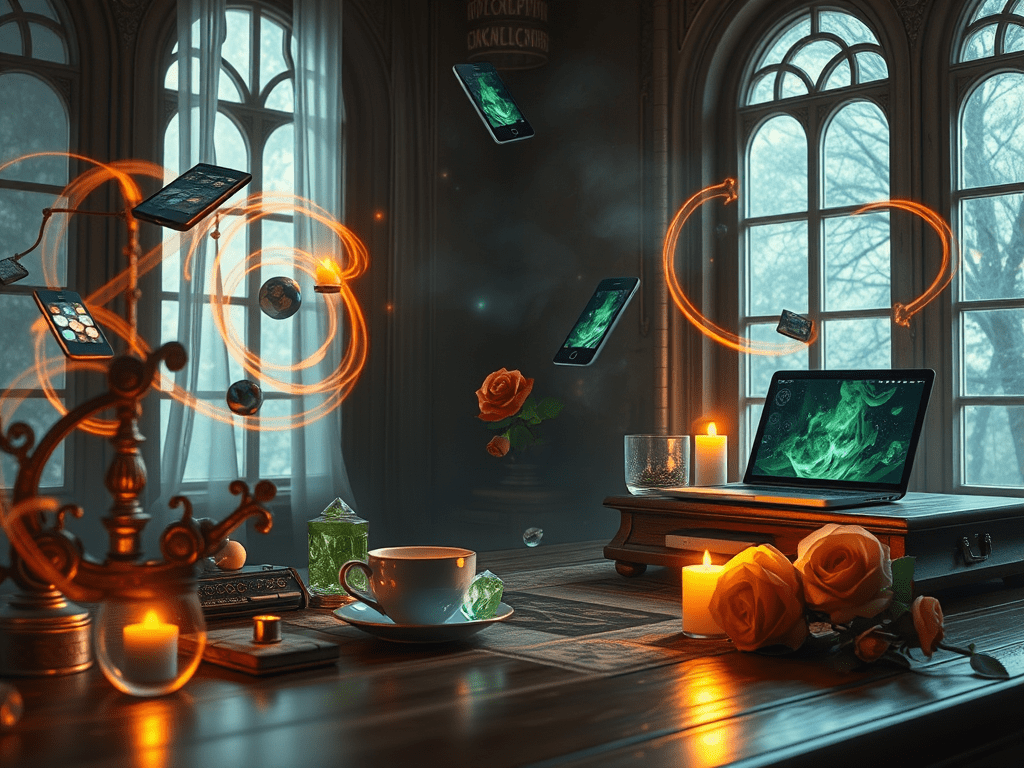 A Poetic Moment Pondering the Balance of Embracing Tech and Simplicity in&nbsp;Life
